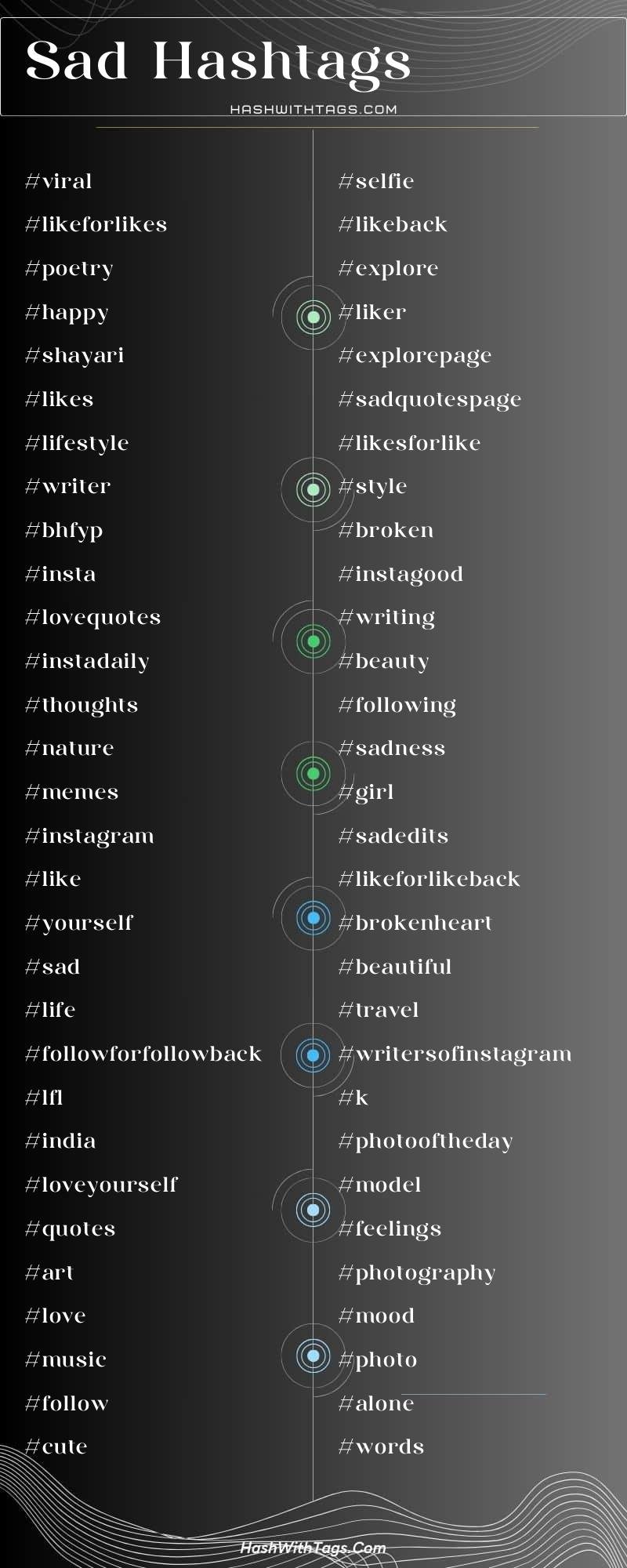 Sad Hashtags List