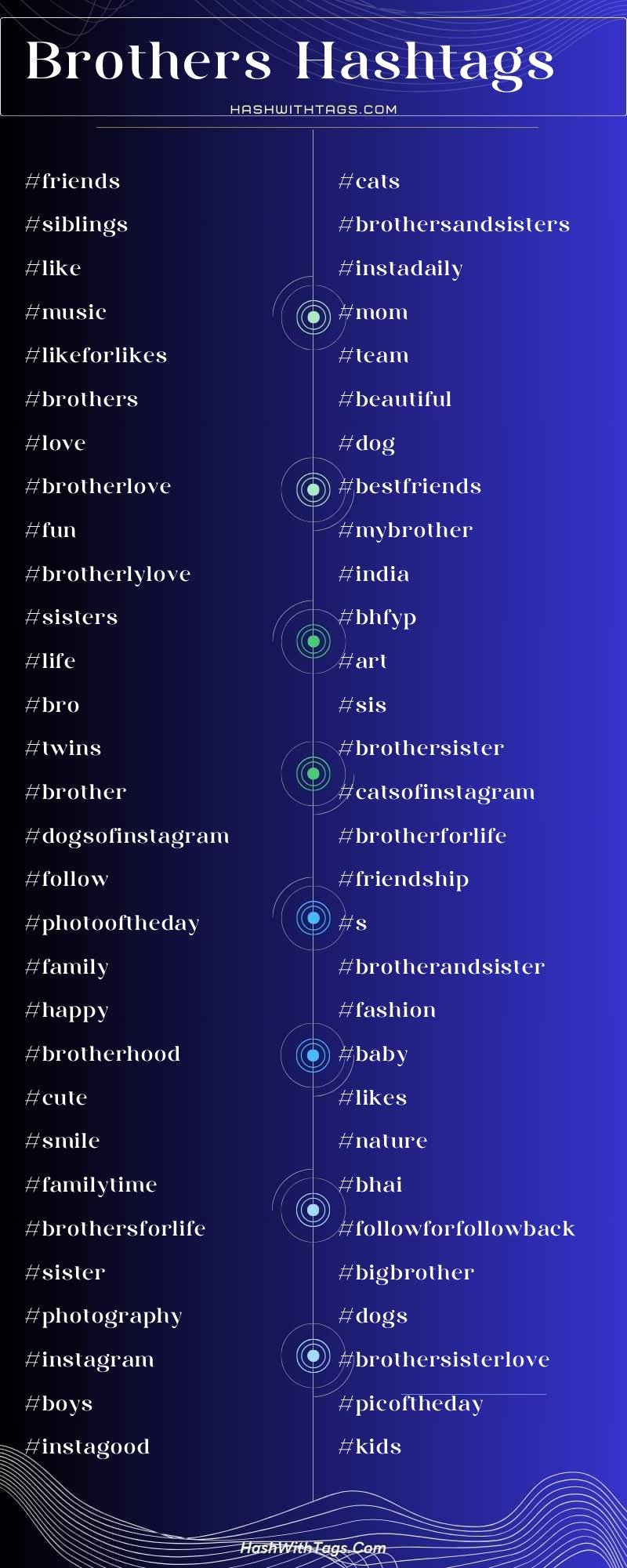 Brothers Hashtags List