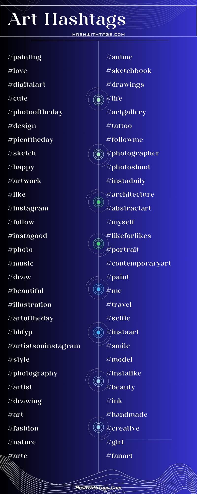 Art Hashtags List